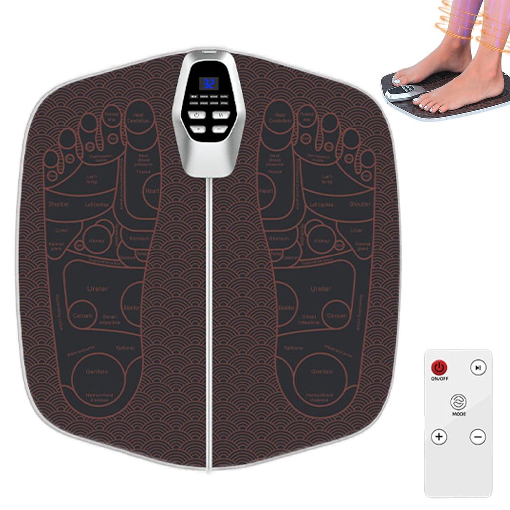 Elektrisch EMS-Fußmassagegerät mit 8 Massageprogramme 32 Intensitätsstufen