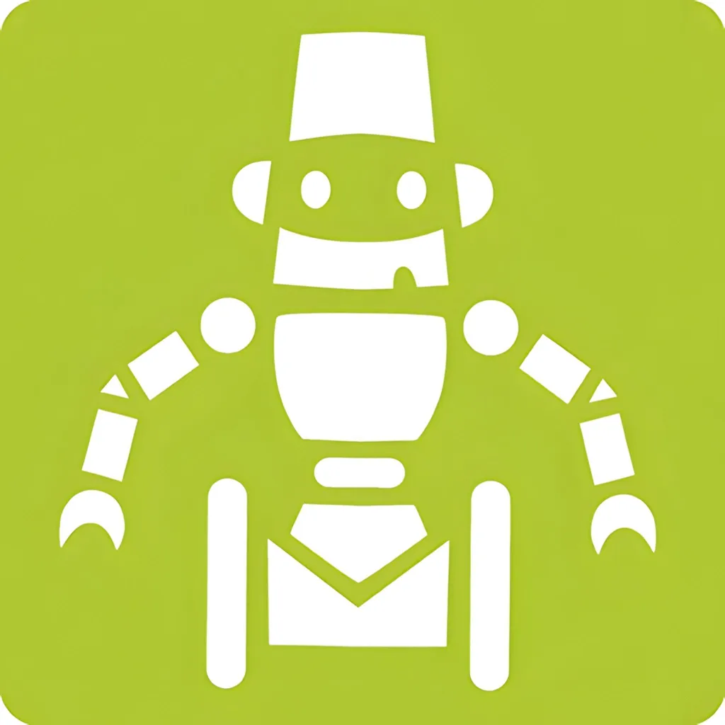 Avenue Mandarine Set 6 pochoirs robot : kit créatif enfant pour dessin
