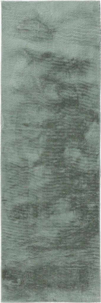 benuta tapis de salon Furry Vert 80x300 cm tapis en Image du produit 