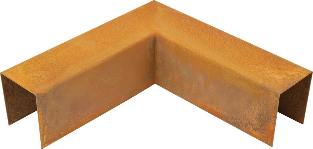 Wovar - Bordure en acier Corten 20 x 5,2 x 6 cm - Par pièce Image du produit 