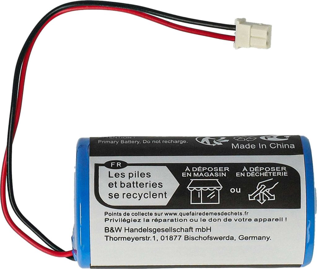 vhbw Batterie Ersatz für Visonic 0-9912-K, ER34615M, Produktbild 4
