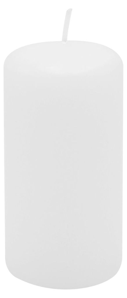Stumpenkerzen 80 x  Ø 40 mm, Weiß, 24 Stück Produktbild 