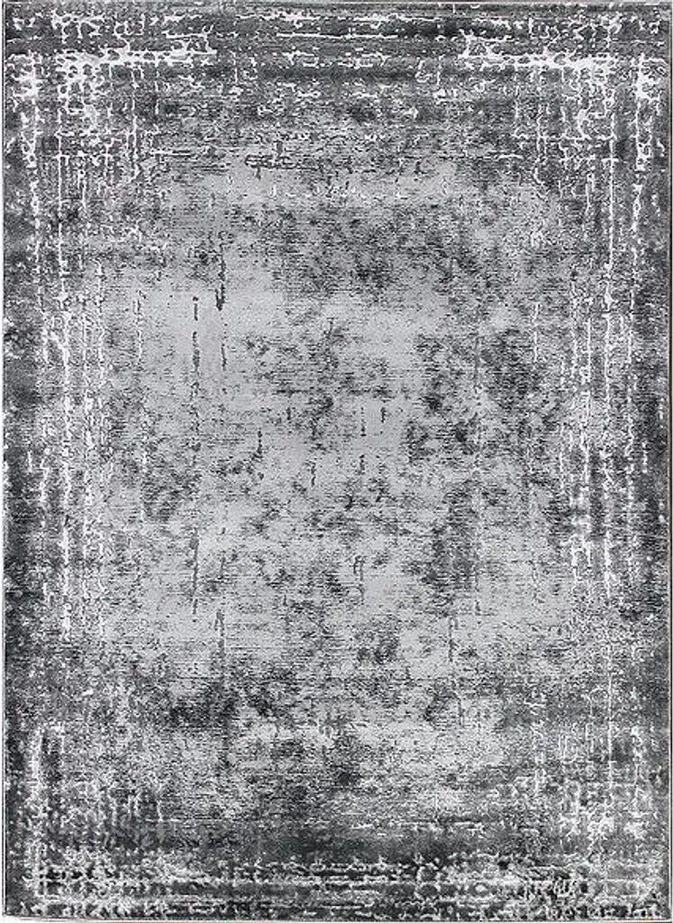 Tapis de qualité supérieure Elite 4356 gris résistant et confortable