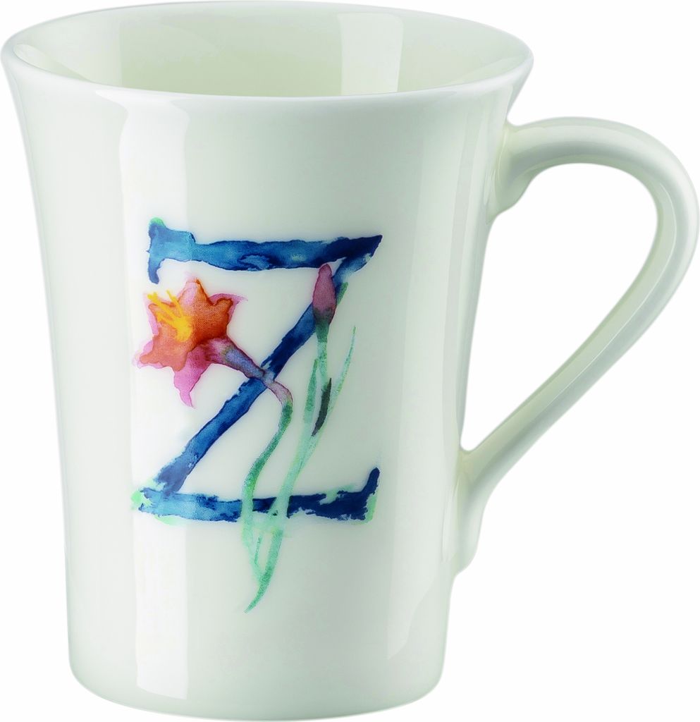 Hutschenreuther Becher mit Henkel Flower Alphabet Z-Zephyranthes