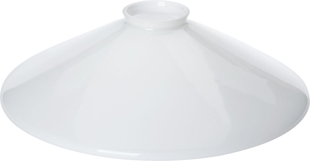Lampenschirm Glasschirm Schusterschirm Opal glänzend Ø 25cm Produktbild 