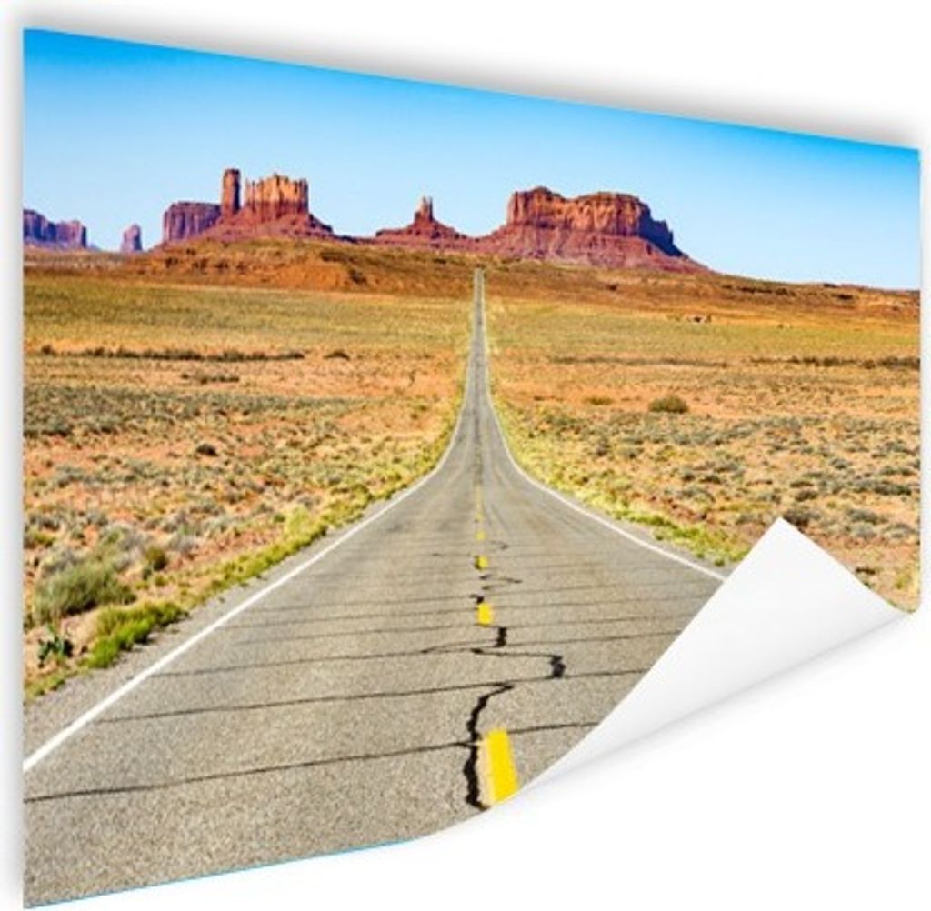 MuchoWow Poster Route 163 Vereinigte Staaten 60x40 cm - Schlafzimmerdekoration