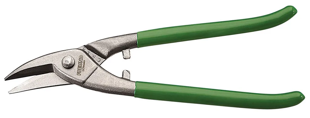 Cisaille à trou robuste avec lames forgées Freund et coupe à droite