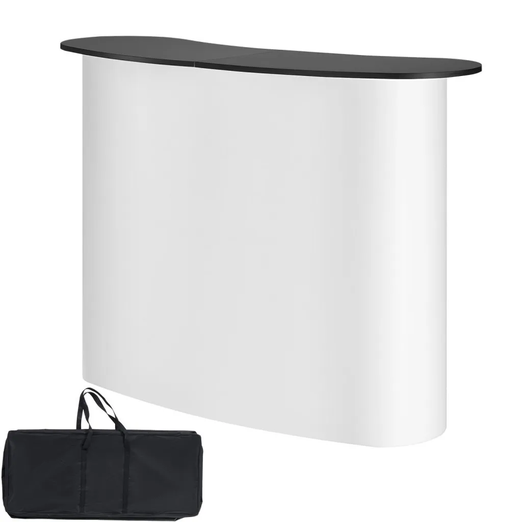 Comptoir de salon avec rangement intégré et structure portable robuste - 9