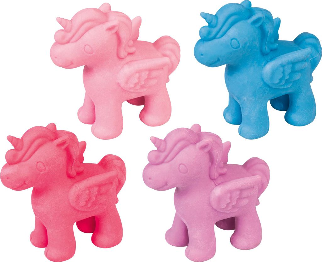 BRUNNEN 1027398 Gomme "Licorne" 4 x 4 cm Image du produit 