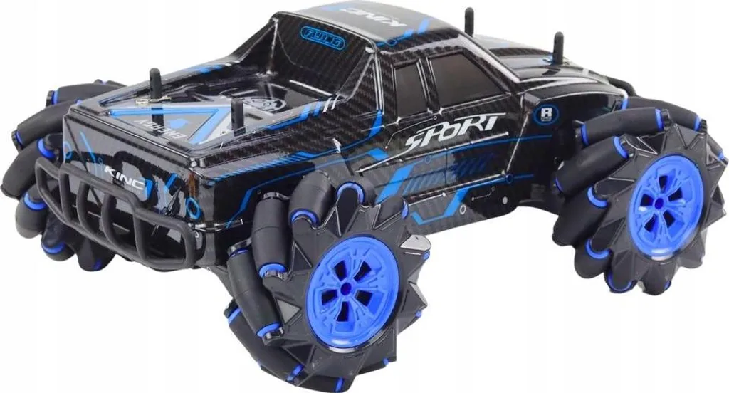 4x4 RC Drift Diagonal Bleu Haute Performance avec conduite multidirection