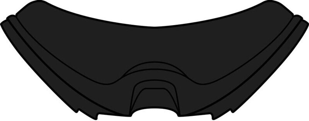 Windshield Kinn Schutz Winterhelm Airoh Spark