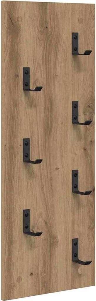 vidaXL Wandmontierter nachttisch Artisan-Eiche 30 x 1,5 x 80 cm