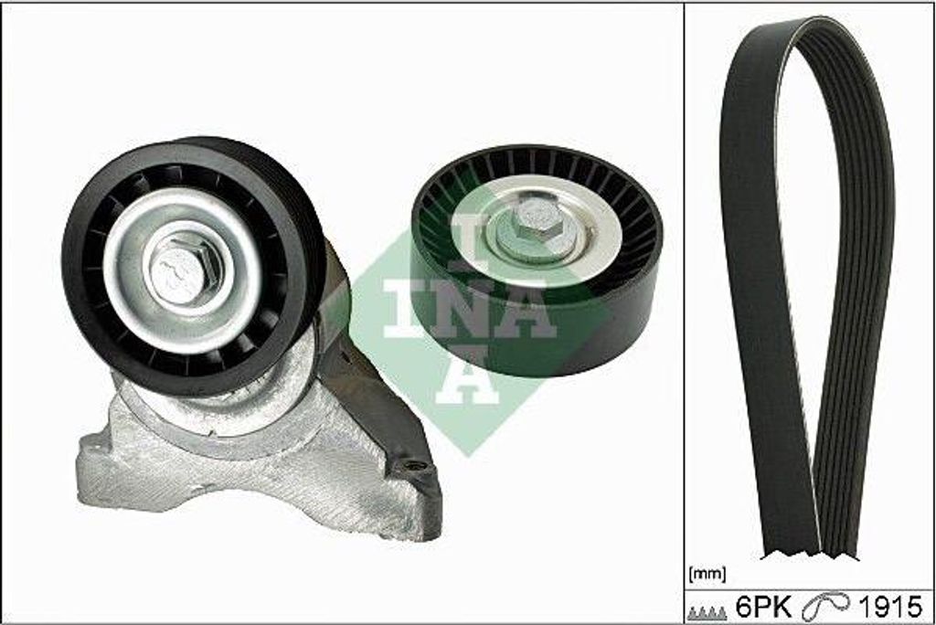 INA 529 0007 10 Keilrippenriemensatz OE 1072321 kompatibel mit Focus