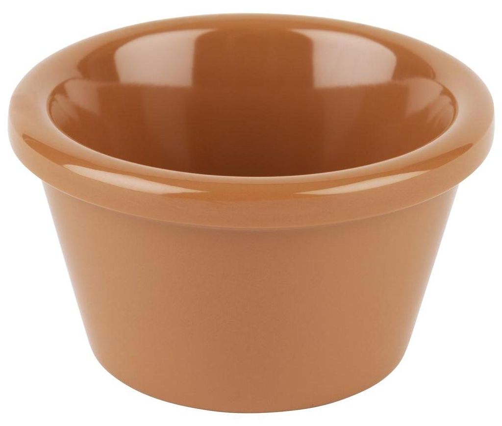 APS 83777 Dipschälchen CASUAL, Melamin, 40 ml, Ø 6 cm, Höhe 3,5 cm, Terrakottaoptik, 24 Stück