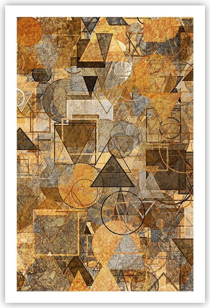 Poster - Poster ohne Rahmen - Abstraktion modern - 61x91,5 cm - Wand Bild - Wanddeko - Wandbilder - Kunstposter - Wandposter - Bilder - Kunstdruck ...