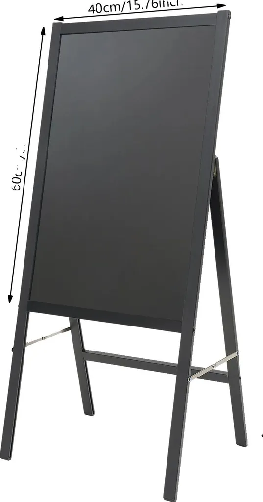 Display LED Interattivo 60cm - Struttura Alluminio Nero - Messaggi Custom