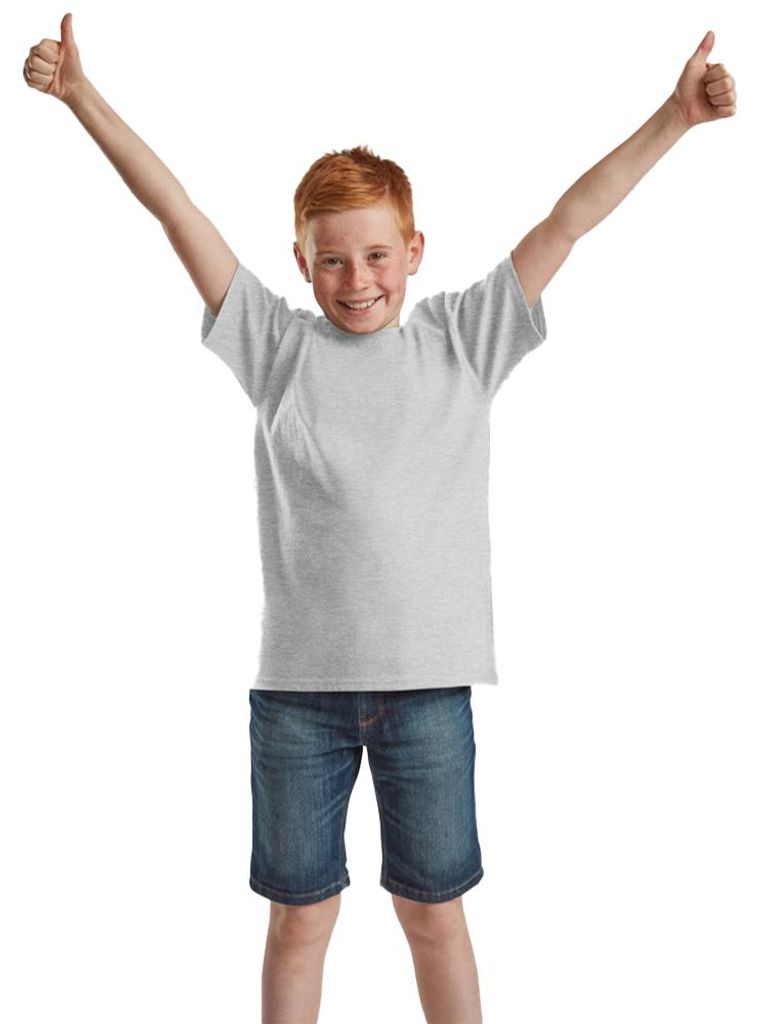 Fruit of the Loom - "Iconic" T-Shirt für Kinder LT1483 (128) (Grau meliert)