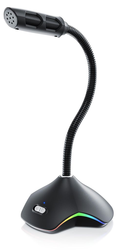 CSL USB Desktop Mikrofon mit RGB Beleuchtung RMP 900 Produktbild 