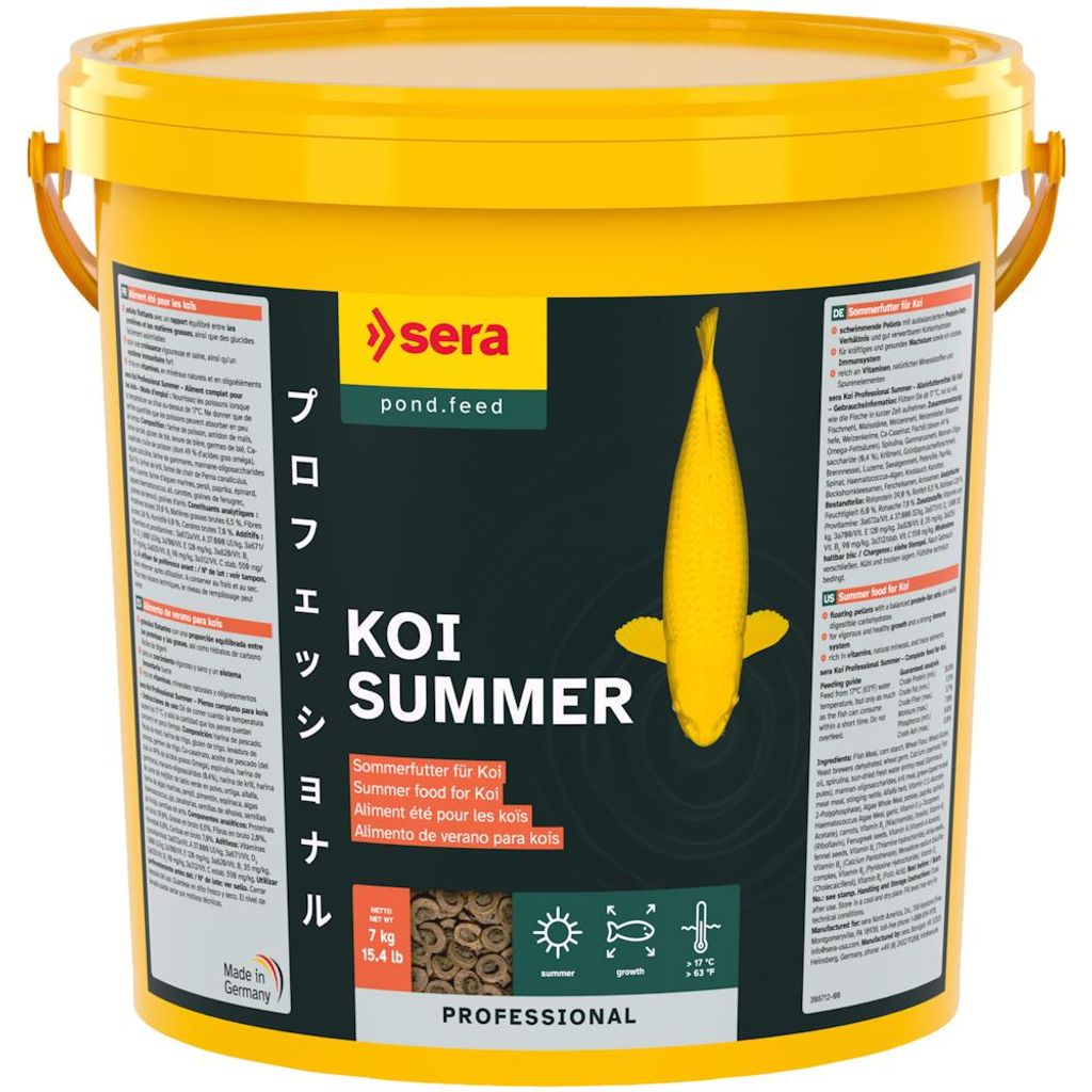 Sera Koi Professional Summer 21 Liter (7KG) Productafbeelding 