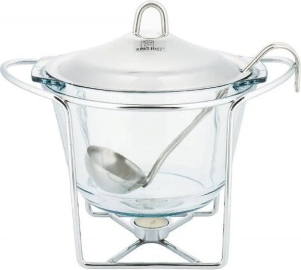 Bol en Verre Incassable Thermique 4,1L Anti-Rayures pour Usage Intensif