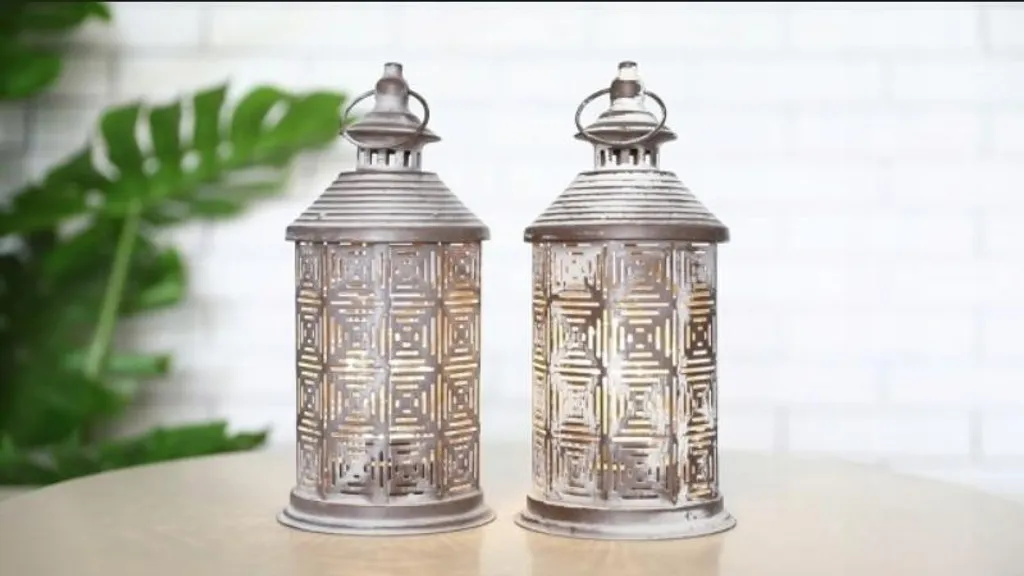 Lampes à suspendre métal sans fil lot de 2 pour éclairage sans prise