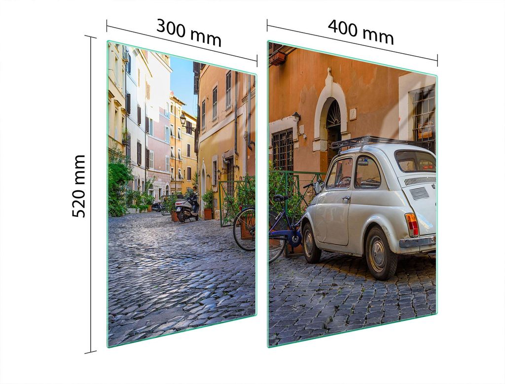 Glasschutzplatte Für Herd 70X52 Auto