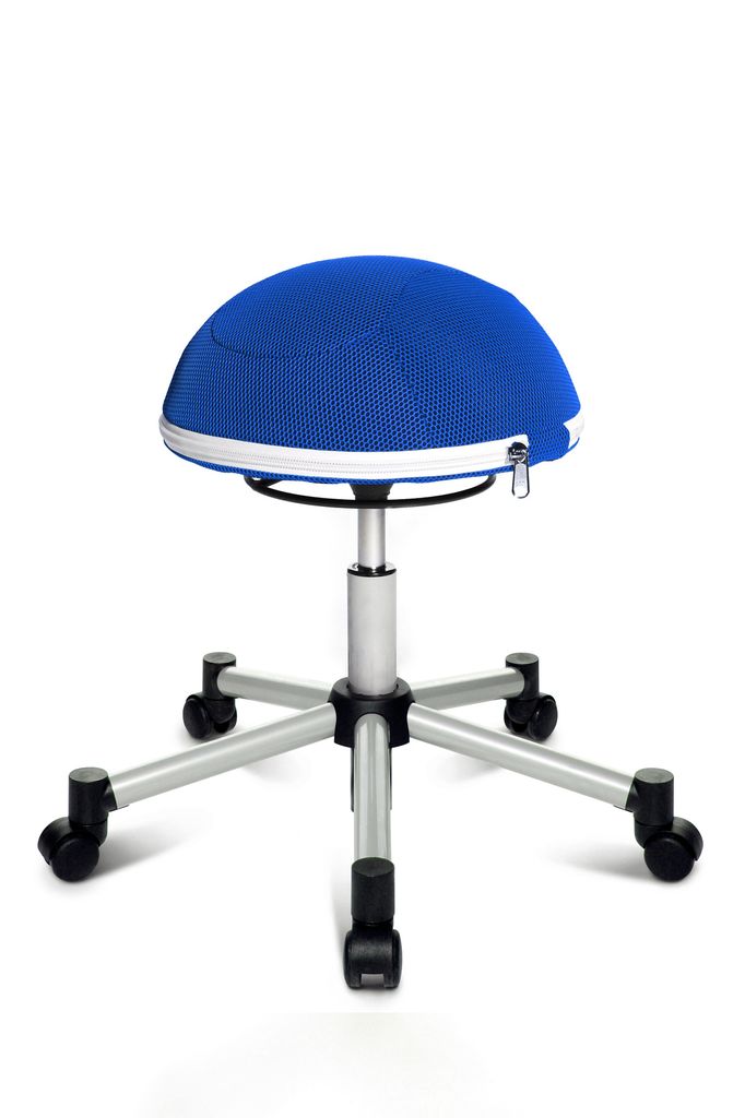 Topstar Fitness Hocker "Sitness Half Ball" blau Produktbild 1