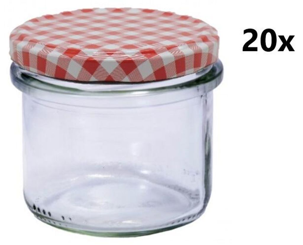 Zavařovací sklenice 235 ml STURZ / ROVNÁ čirá 20 ks VČETNĚ Obrázek produktu 