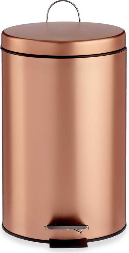 Berilo Treteimer - kupferfarben - 12 l - 40 cm - Metall Produktbild 
