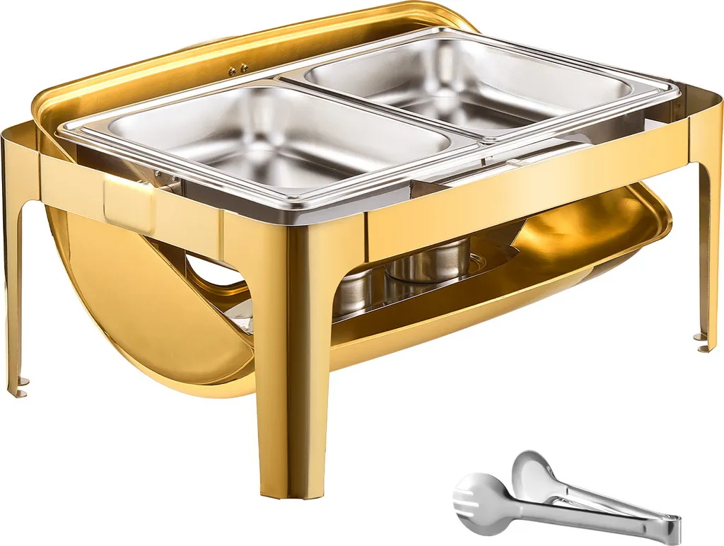 Set Scaldavivande per Feste SucceBuy 9 QT con Padella Inox