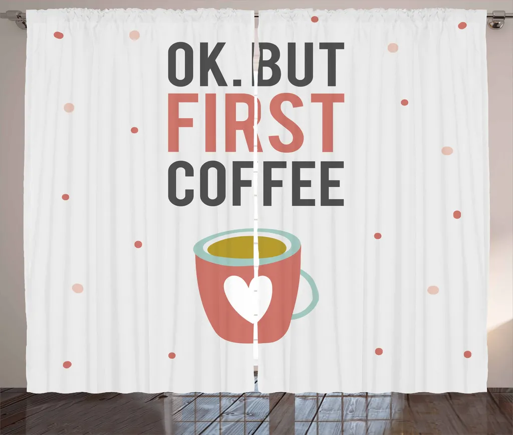 Offerta Tenda ABAKUHAUS 280x175 cm - Grafica Coffee Lover