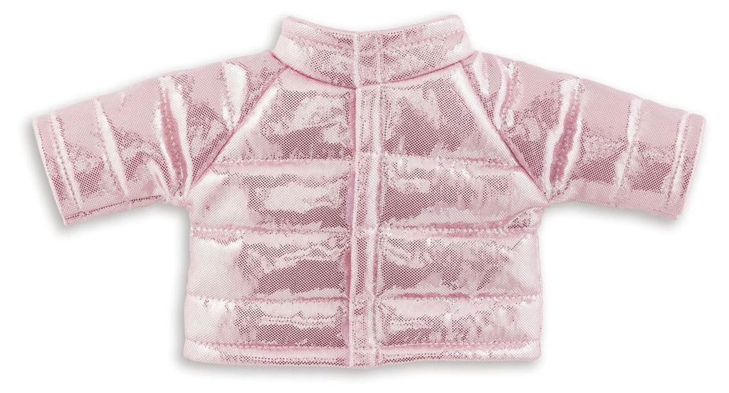 Corolle Puppenjacke rosa - Metallic Jacke für Ma Corolle Puppe 36 cm