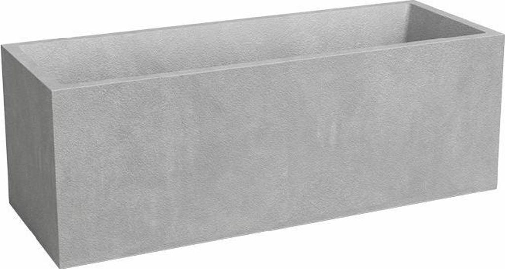 Jardinière - Plastique - Gris clair - 80 cm - 57 l - Sydney Image du produit 