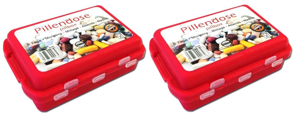 Set da 2 portapillole con chiusura - Portapillole Immagine del prodotto 