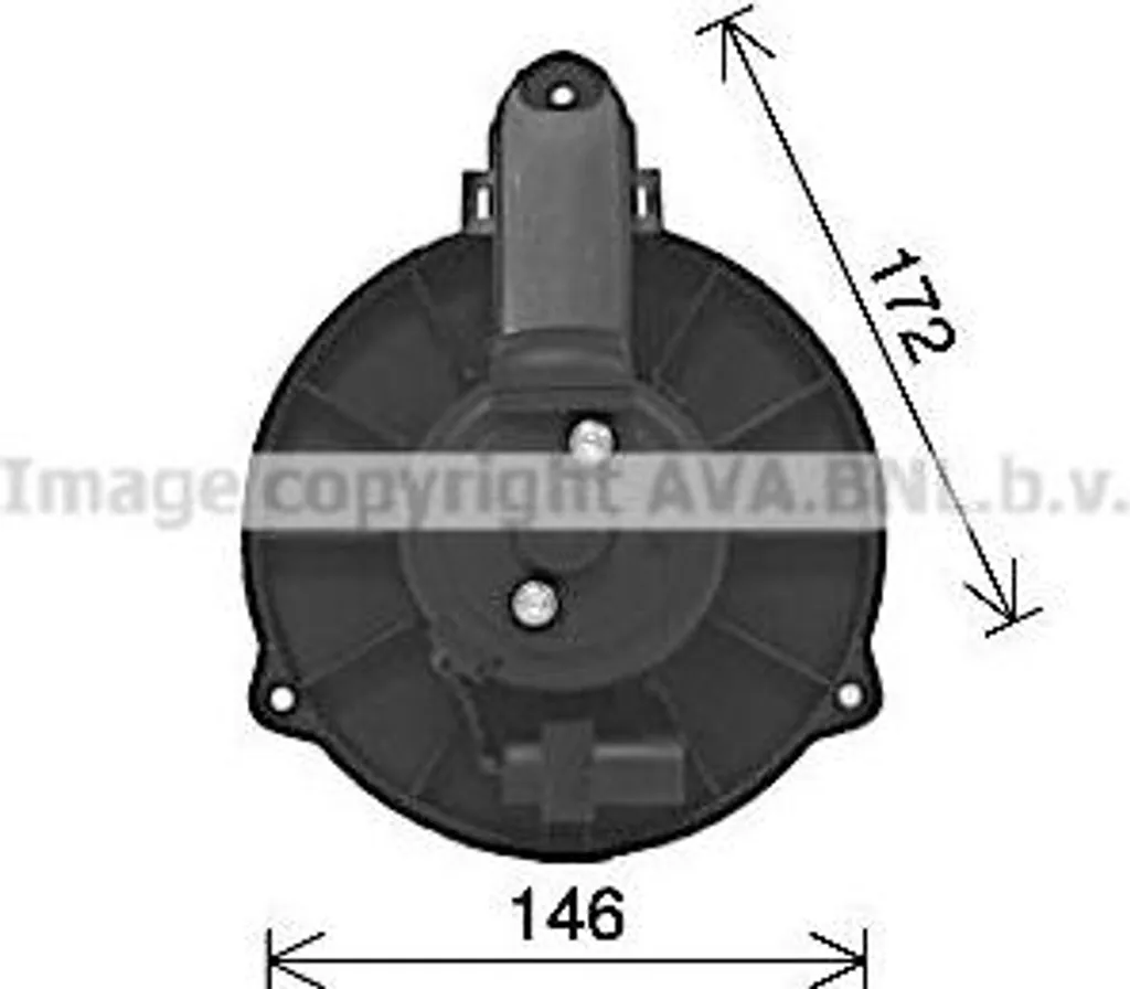 Moteur de ventilateur AVA AI8427 compatible avec Audi A6 4B 4B2820021C