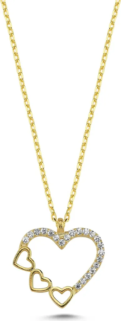 Collier cœur argent et or, le cadeau idéal pour femme et maman
