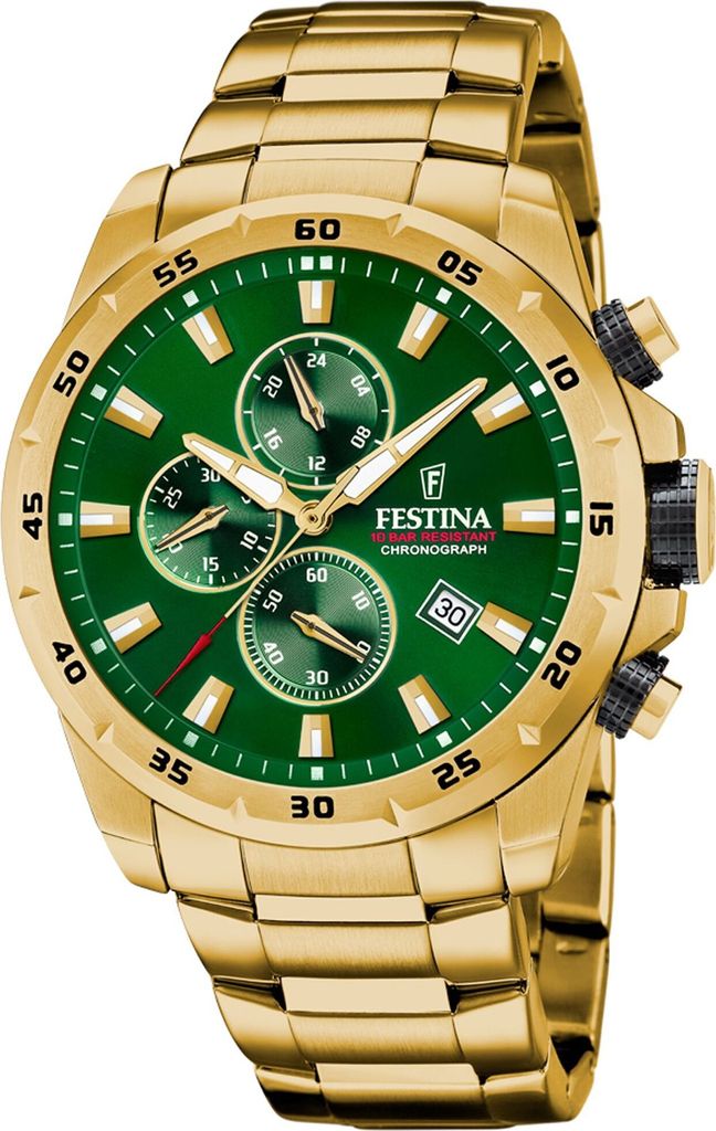 Festina F20541/3 Sport Chronograph Herrenuhr 45mm 10ATM