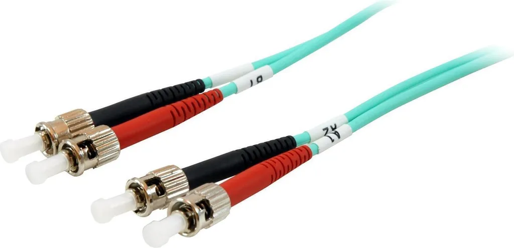 Equip 25224507 Patch Cord Fibra Ottica OM3 ST-ST 5m Duplex Professionale