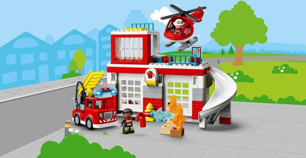 Lego Duplo 10970 Remiza Strażacka I Helikopter Zdjęcie produktu 34