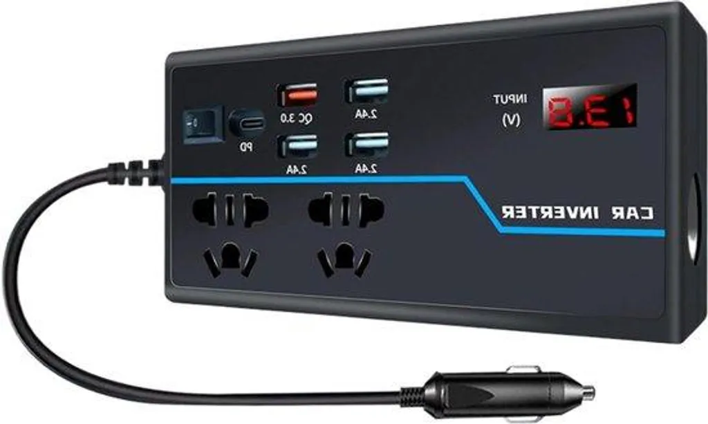 Adaptateur 12V 24V vers 110V - Finissez-en avec les Batteries Vides en Voiture