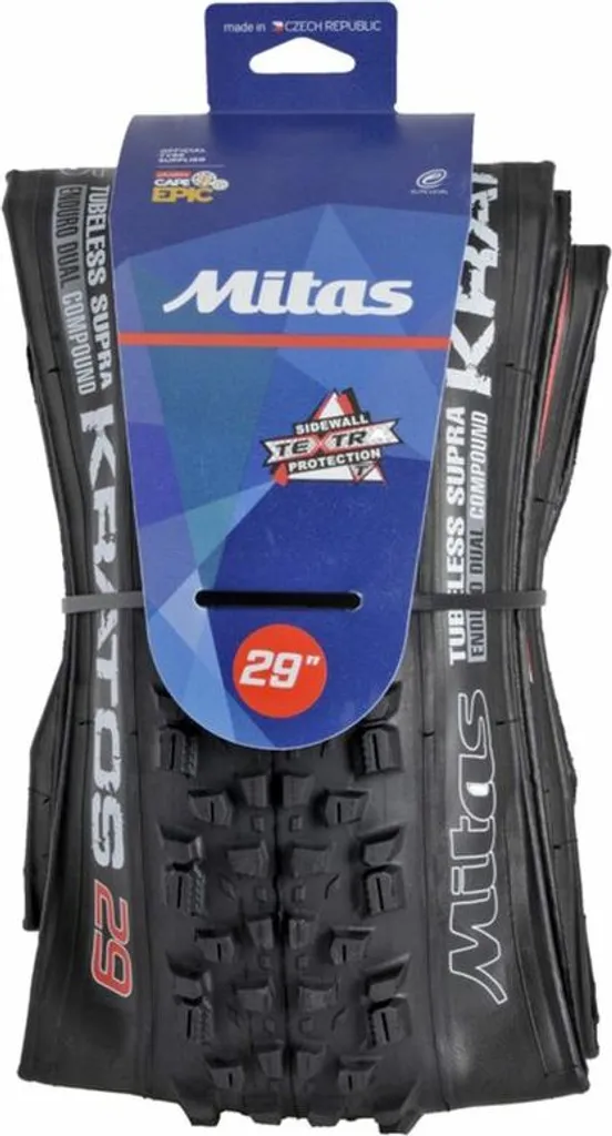 Pneu VTT Mitas Kratos R10 29x2.45 Tubeless Supra Textra EDC Enduro