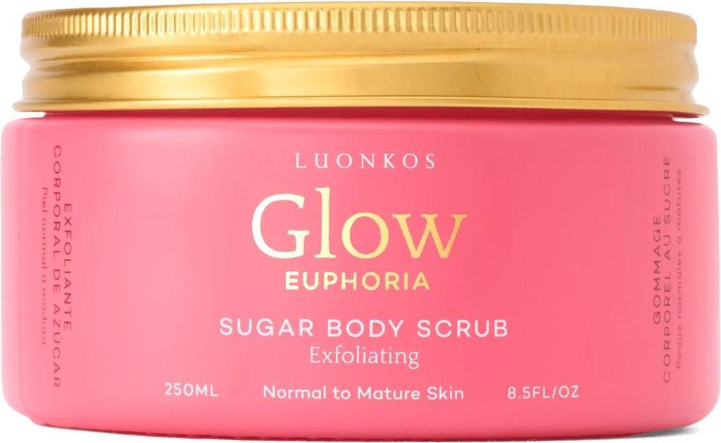 Natürliches Zucker-Körperpeeling – Peeling für den Körper 200 ml Luonkos Euphoria