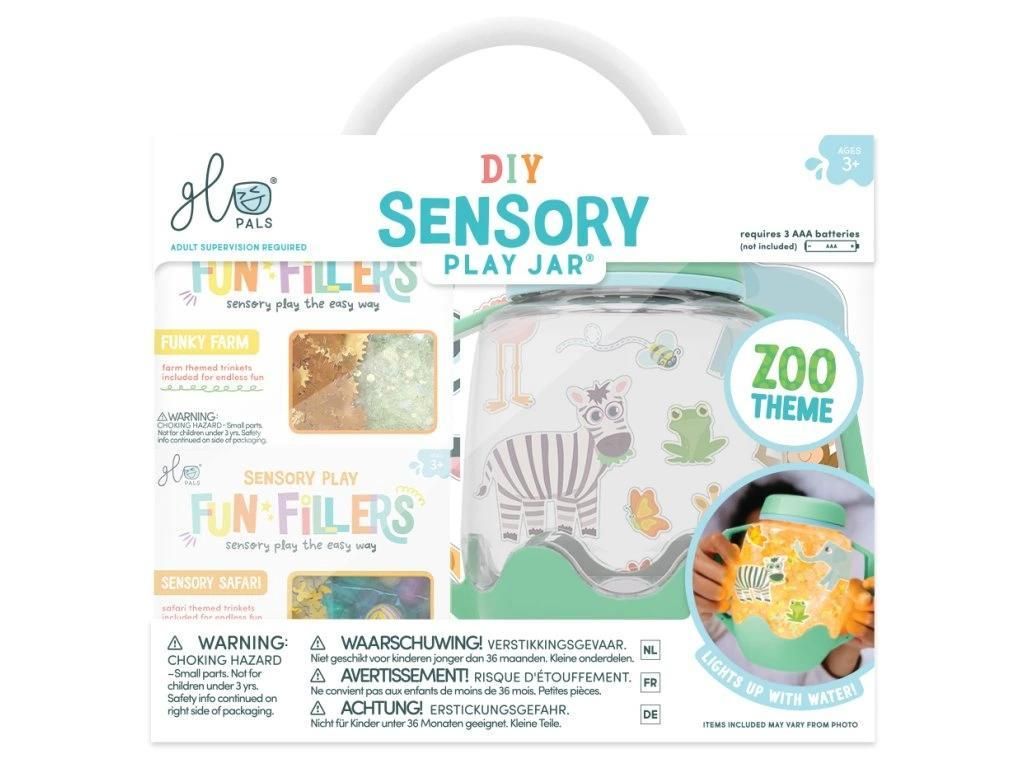 Sensorik-Set mit Zoo-Motiven für die frühkindliche Entwicklung