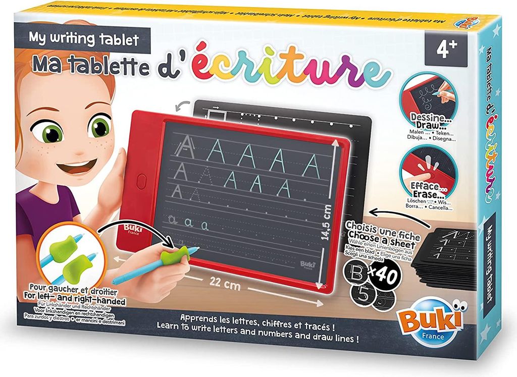 Buki Schreibtablet Lernspielzeug - Schreiben und Zeichnen lernen