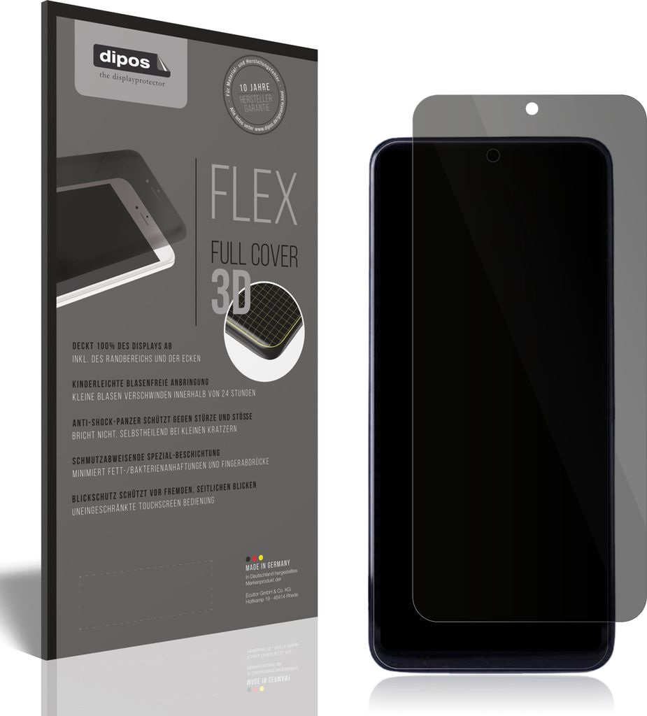 Full Cover Privacy Blickschutzfolie für Oppo A5 Pro 5G Folie Anti-Shock