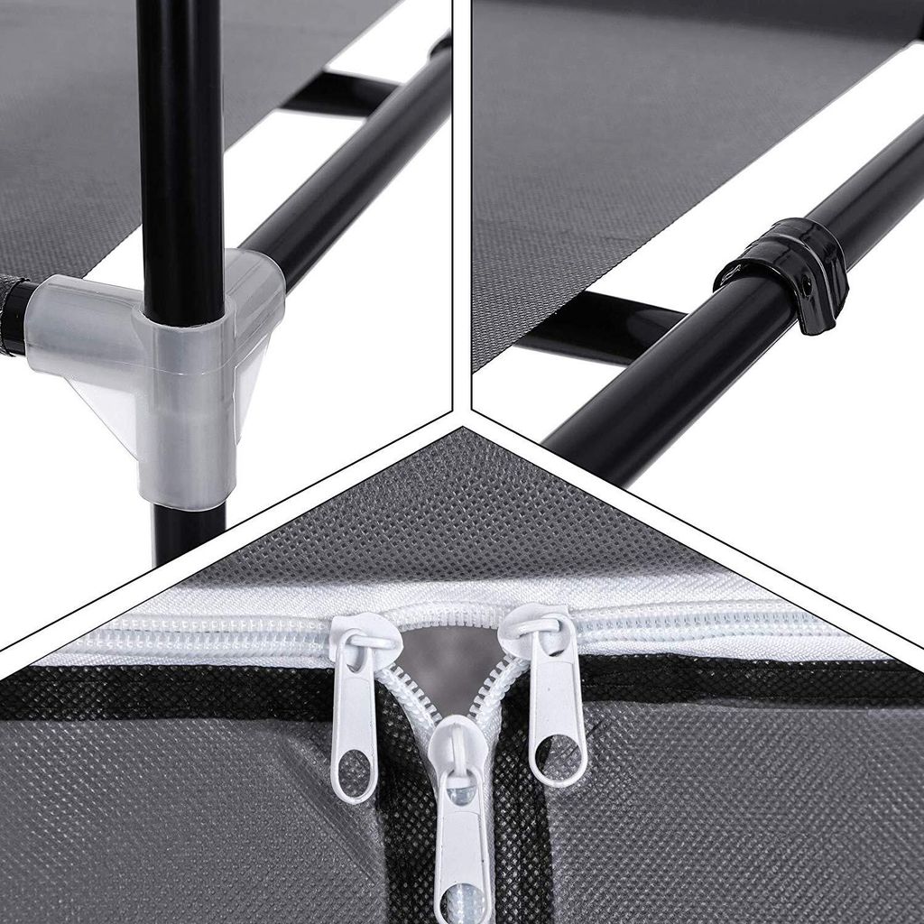 SONGMICS Kleiderschrank Stoffschrank mit Kleiderstange Produktbild 5