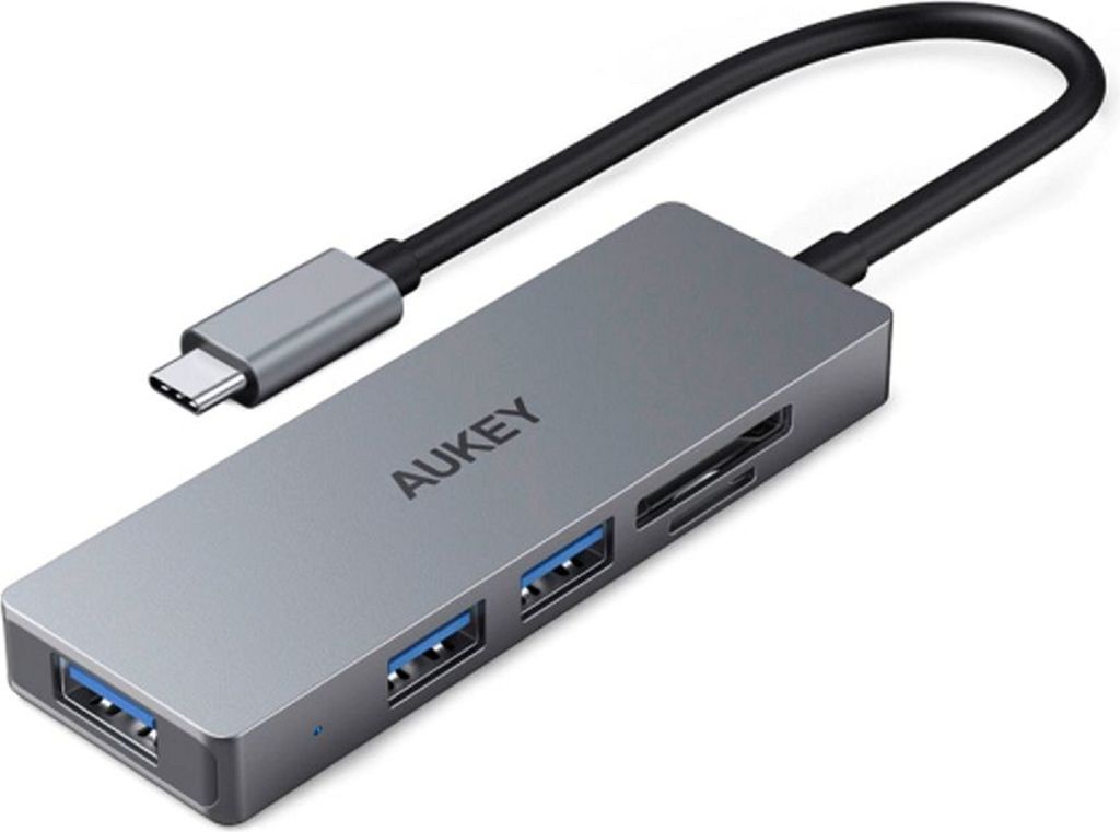 AUKEY CB-C63 Hub 3-in-1, USB-A e USB-C Schede SD e microSD, Immagine del prodotto 
