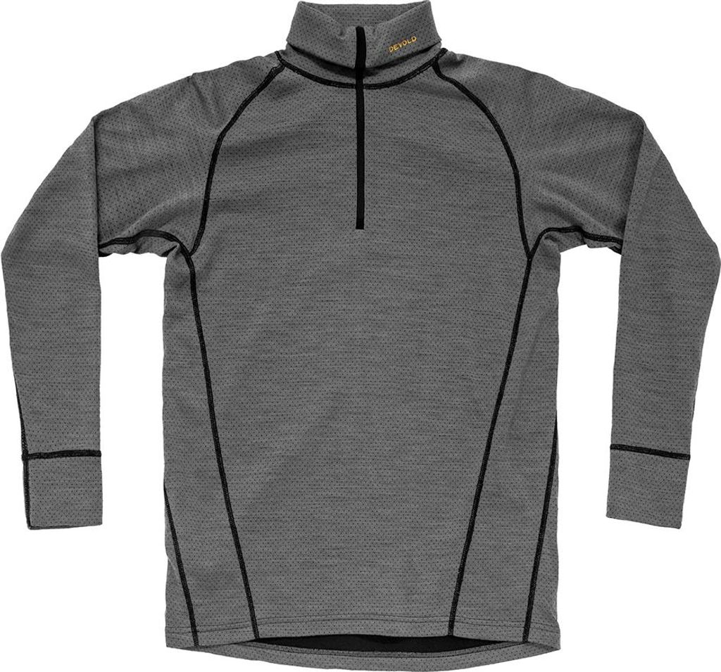 Devold Of Norway Duo Active Merino 205 Halbreißverschluss-langarm-t-shirt Grau XL Mann Grau XL
