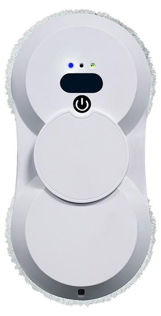 NovuLife Fensterputzroboter 2800Pa, automatischer Fensterreiniger mit Sprühfunktion, Fernbedienung & Sicherheitsseil, EU Stecker