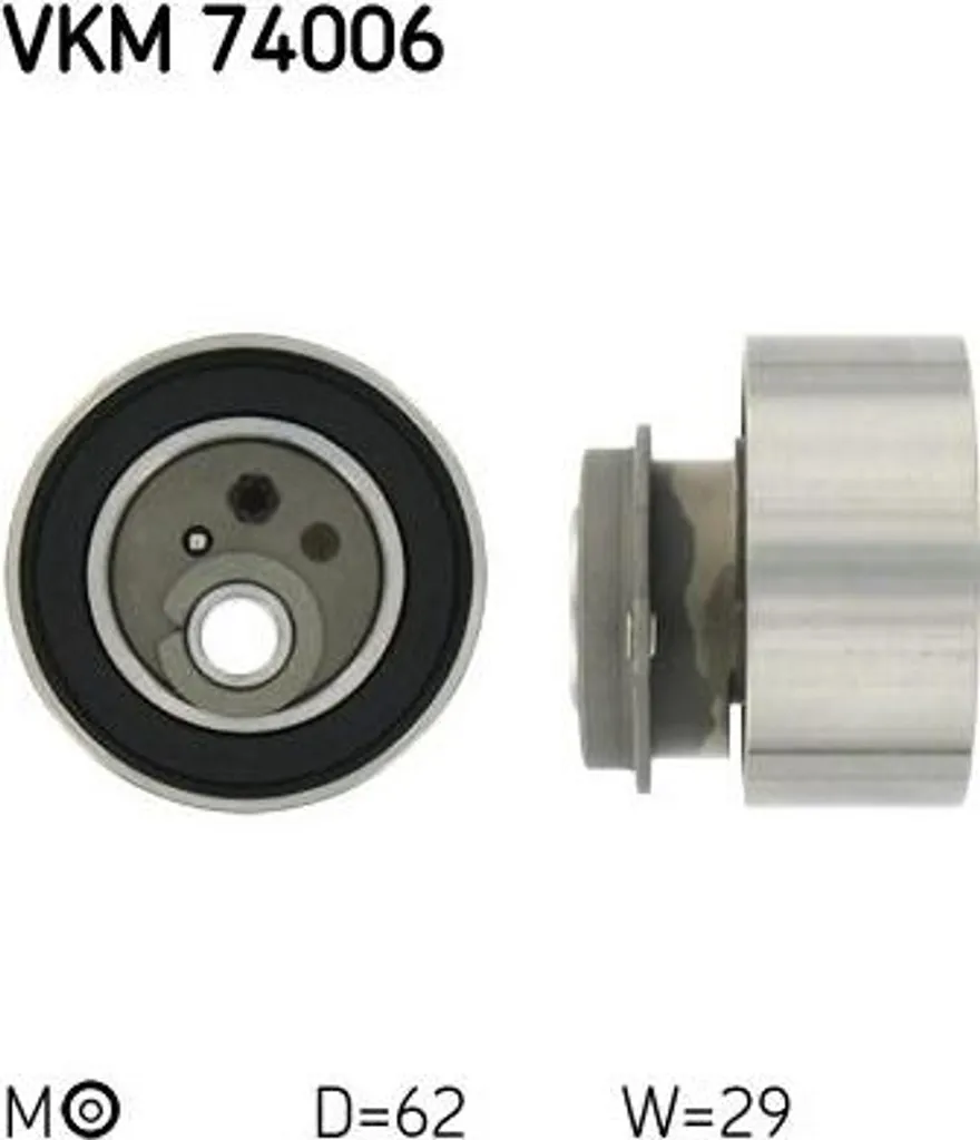 Rouleau Tendeur Robuste SKF VKM 74006 et Courroie OE FP0112700 Premacy